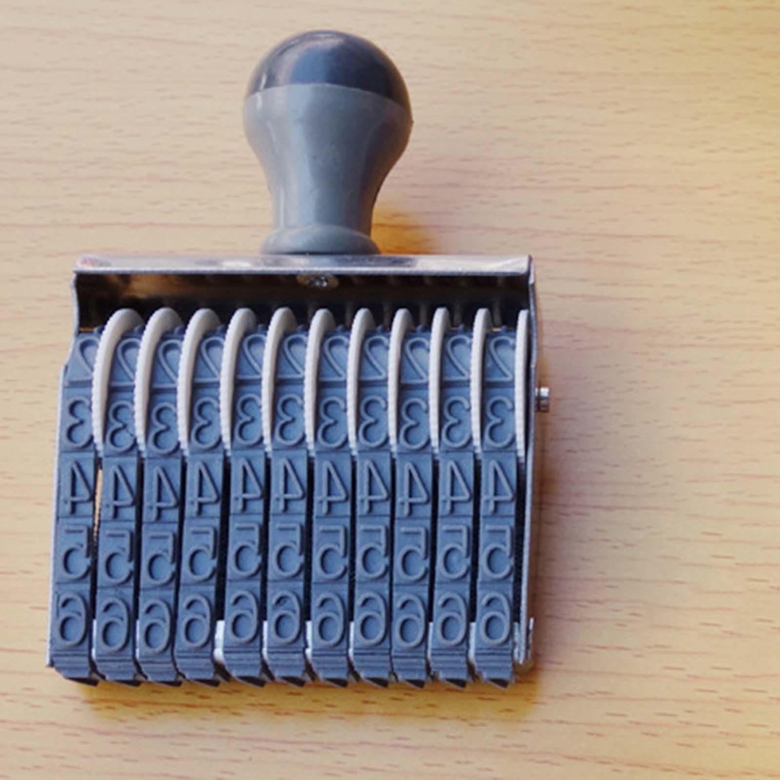 Rubber Date Stamp - Sello de Goma con Número, Sello