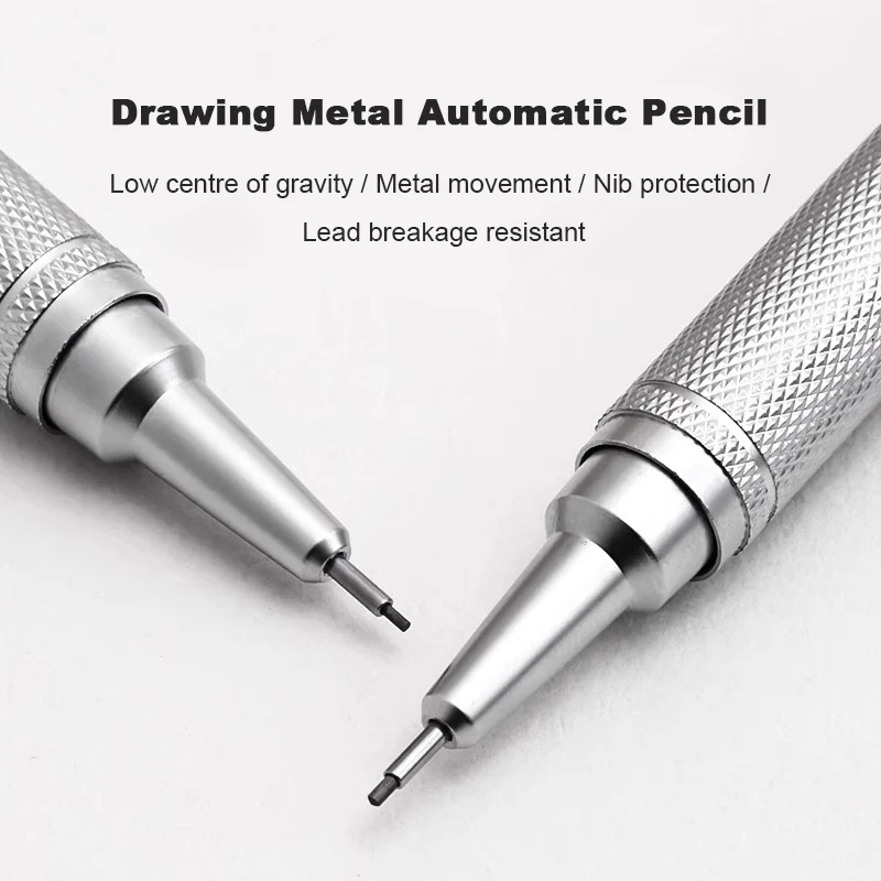 Mechanical Pencil 0.3 - Juego de portaminas de Metal de