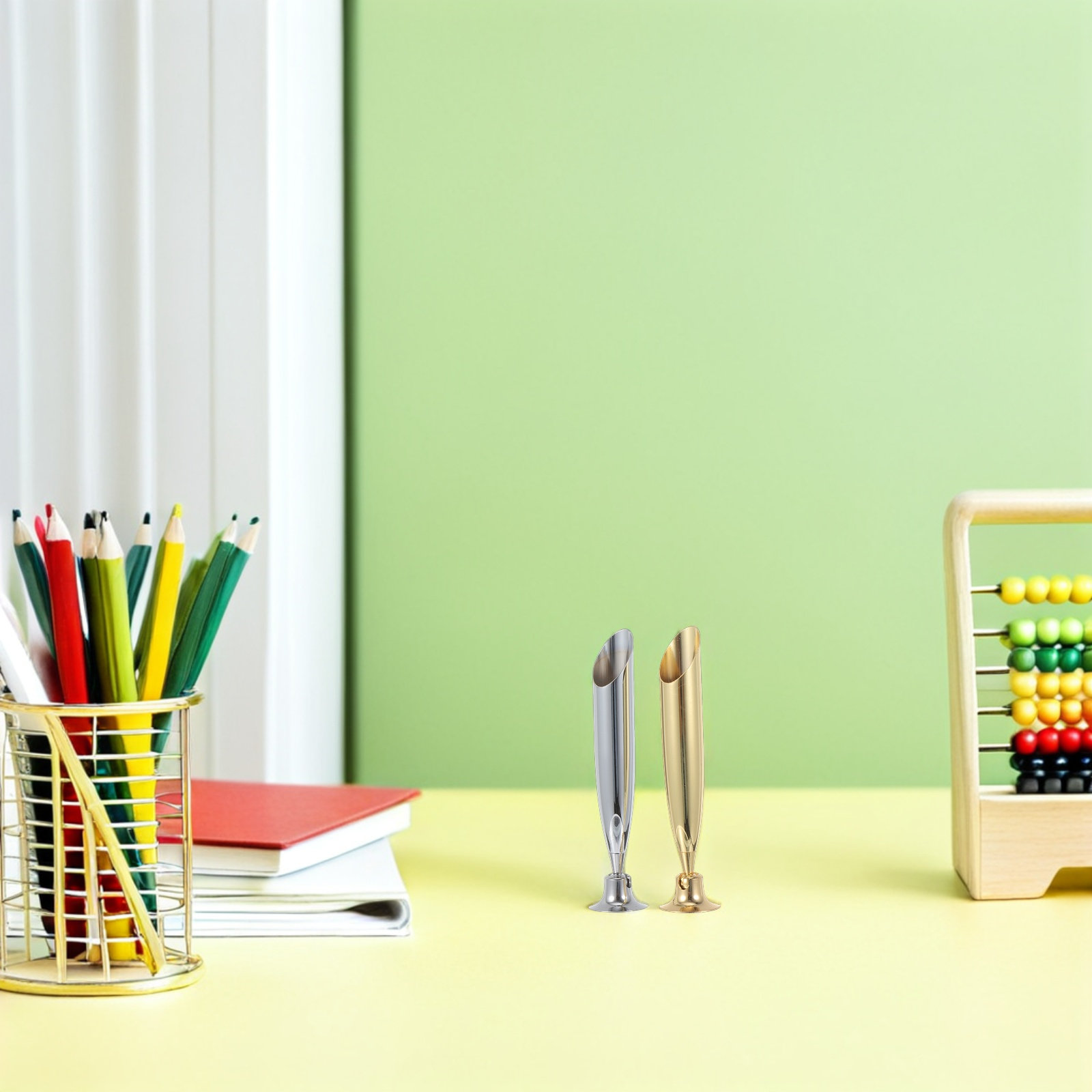 Pen Rest Single - Soporte de escritorio de acero inoxidable