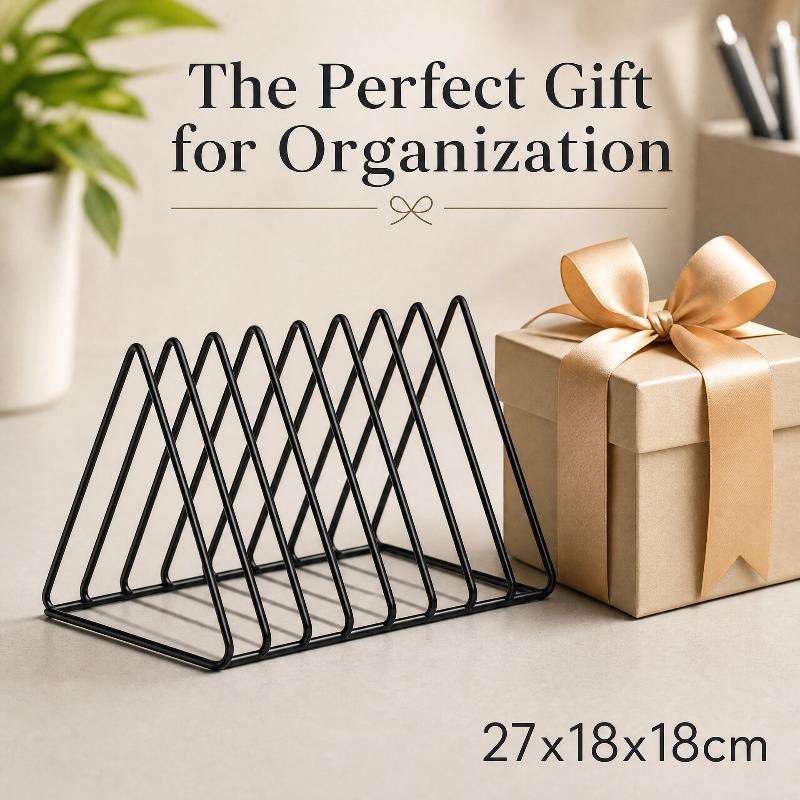 Magazine Holder Rack - Estante de almacenamiento de 5/9 rejillas,