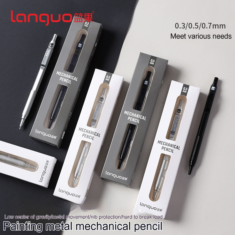Mechanical Pencil 0.3 - Languo-lápiz mecánico automático con borrador de