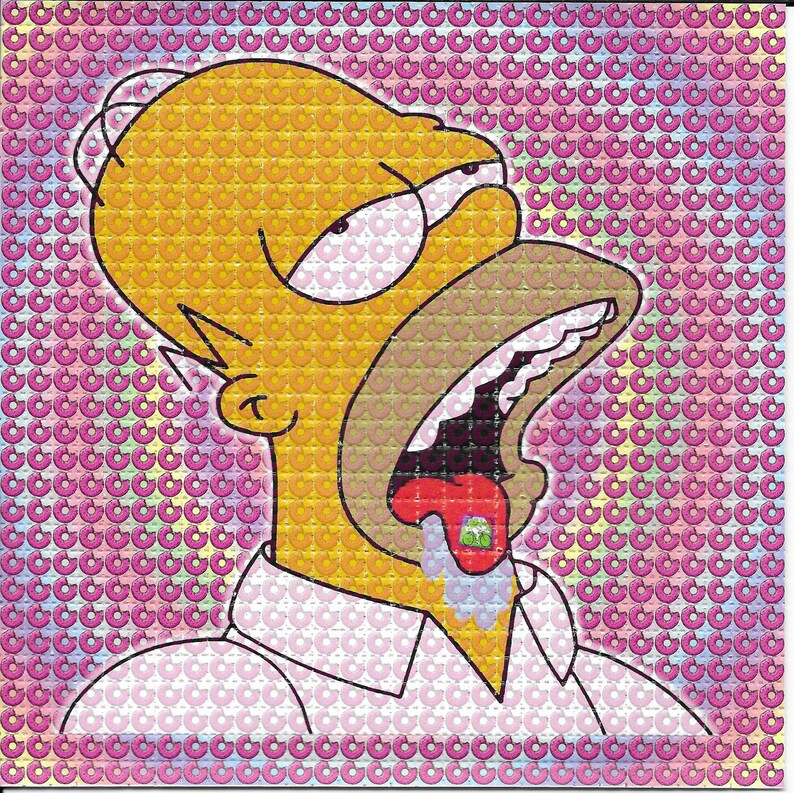 Ink Blotter Paper - Doped Homer psicodélico libre de ácido