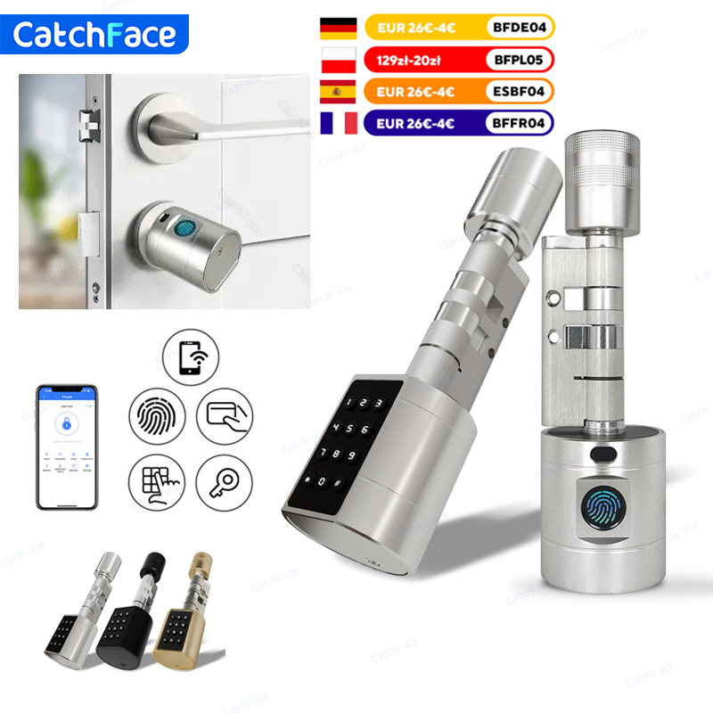 Letter Opener Brass - Catchfcae-Reemplazo ajustable TTLock APP, huella dactilar,