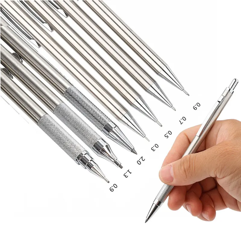 Mechanical Pencil 0.3 - Juego de portaminas de Metal completo