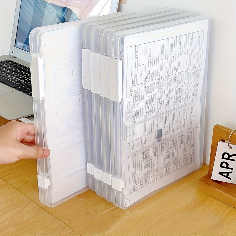 Archive Box Set - Caja de almacenamiento de archivos A4,