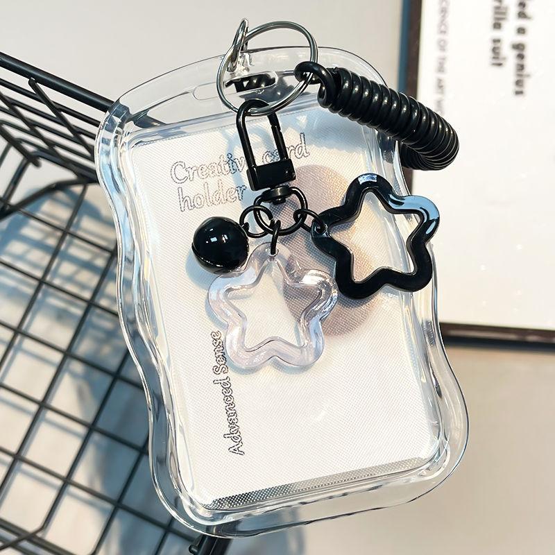 Index Card Holder - Llavero Porta Tarjetas Transparente de PVC
