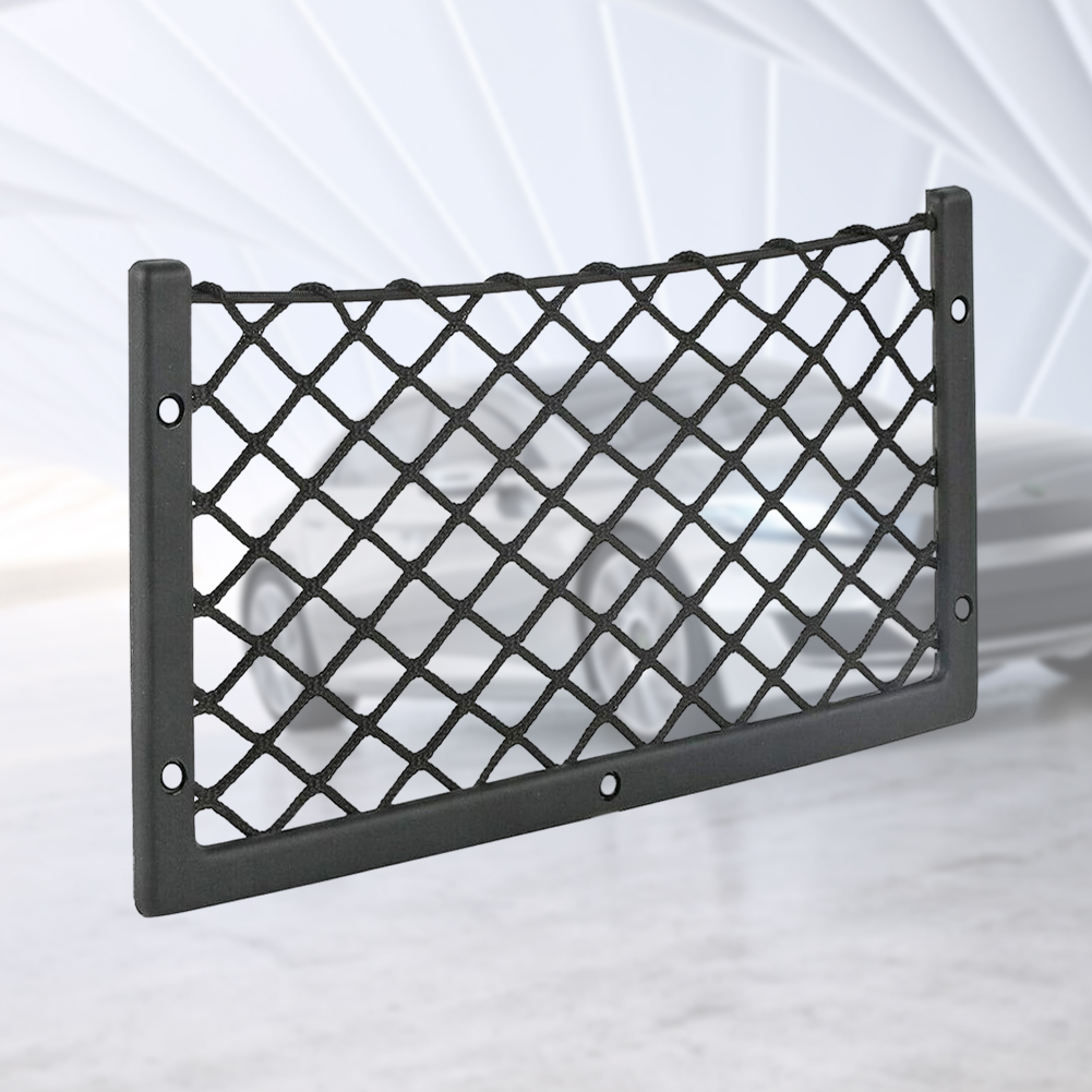 Magazine Holder Rack - Red de almacenamiento elástica para respaldo