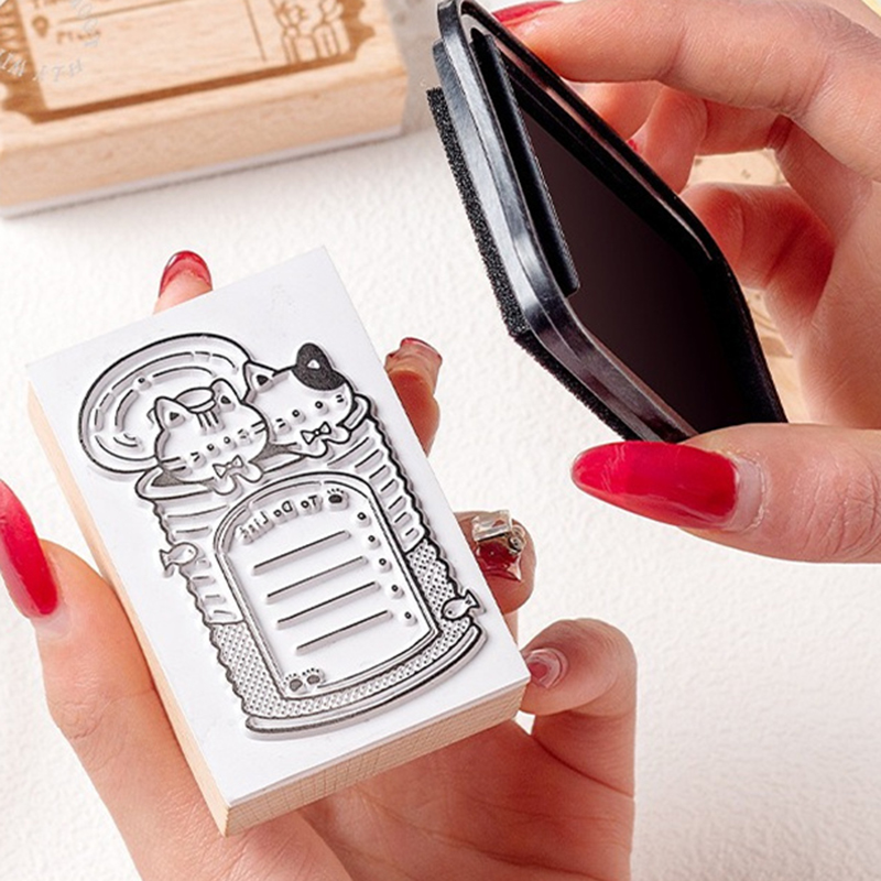 Sello de Goma de Madera con Di - Rubber Date Stamp reseña y precio