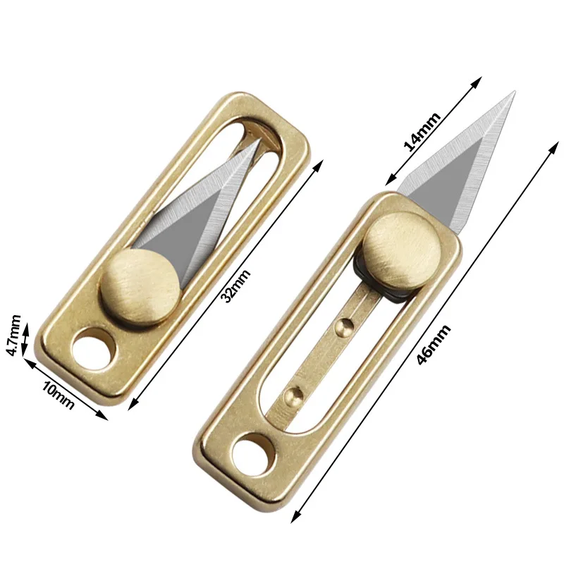 Mini Cuchillo de Acero Inoxida - Letter Opener Brass reseña y precio