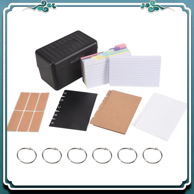 Juego de tarjeteros, caja de í - Card Index Box reseña y precio