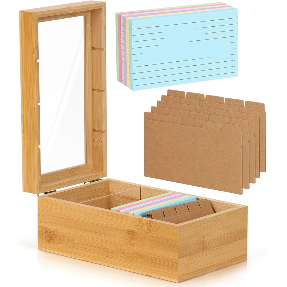 Organizador de Tarjetas de Índ - Card Index Box reseña y precio