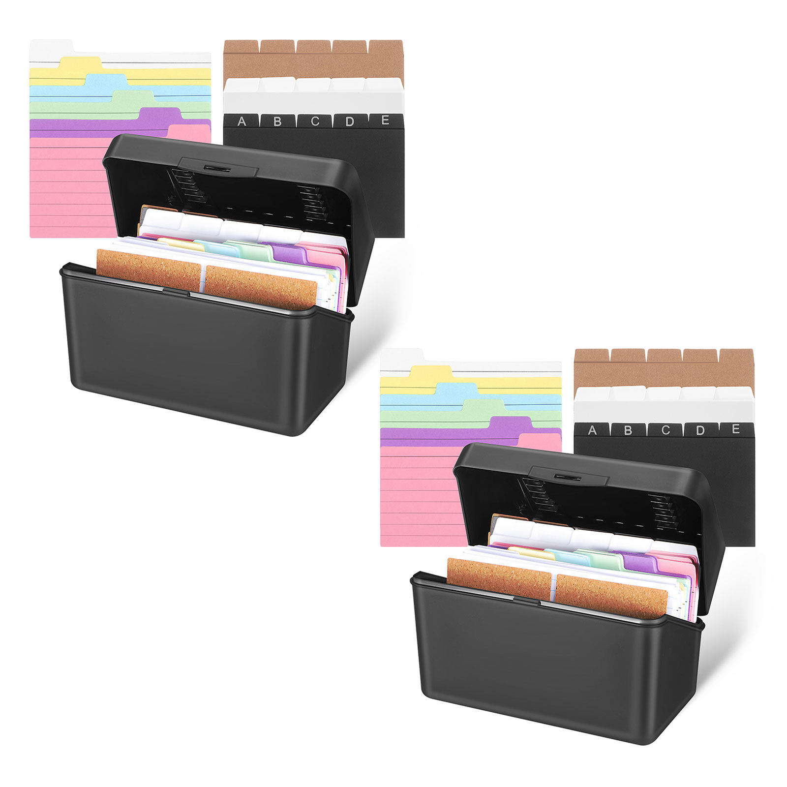2 Juegos de Cajas de Almacenam - Card Index Box reseña y precio