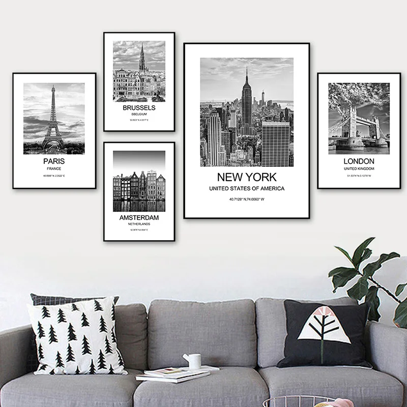Póster de ciudad de Nueva York - Ink Blotter Paper reseña y precio