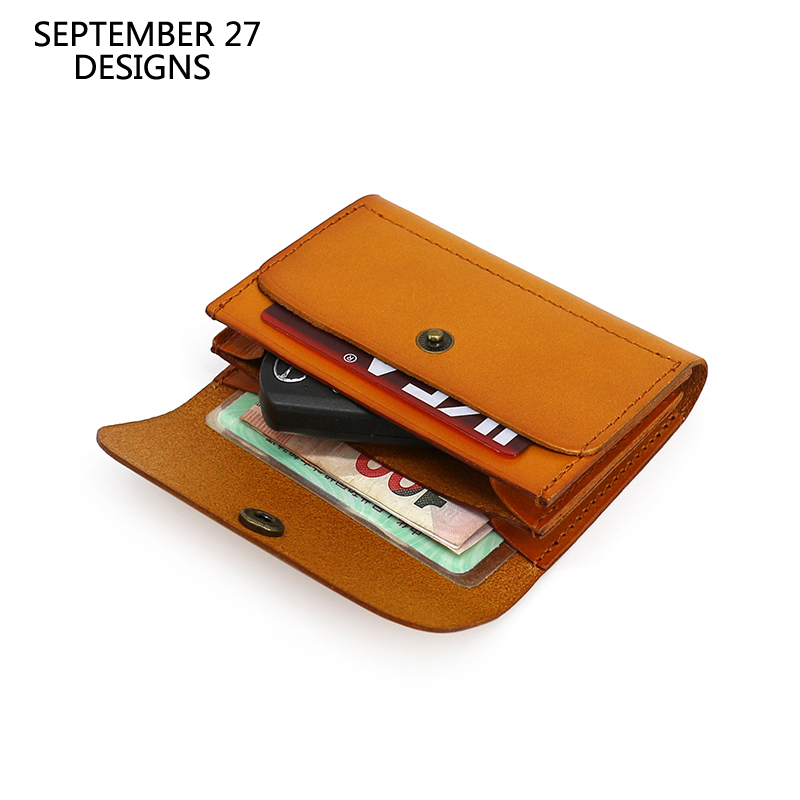 Mini riñonera de cuero genuino - Index Card Holder reseña y precio