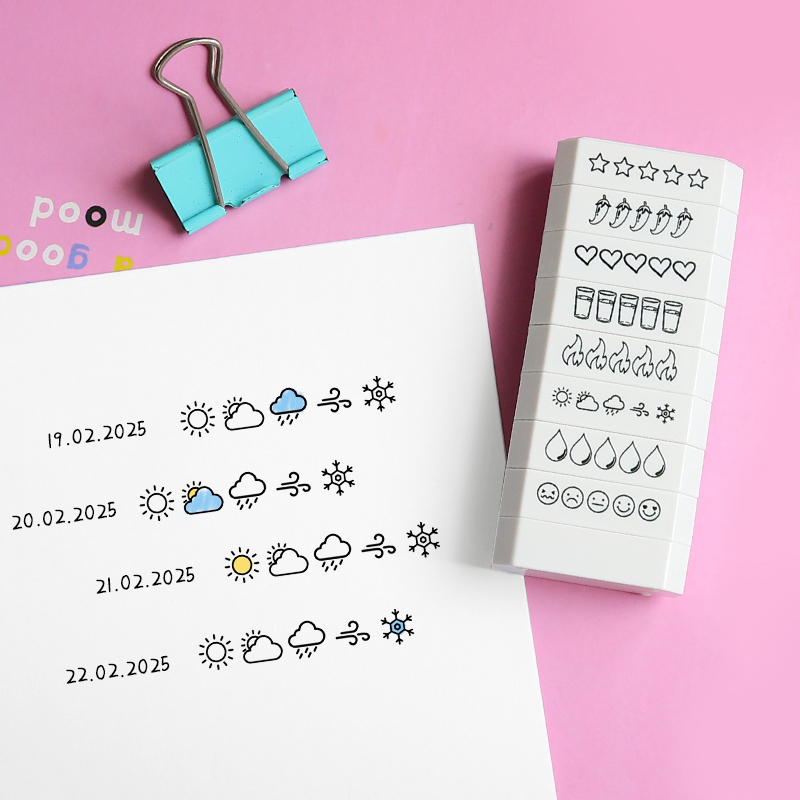 Sello de 8 capas con clasifica - Rubber Date Stamp reseña y precio