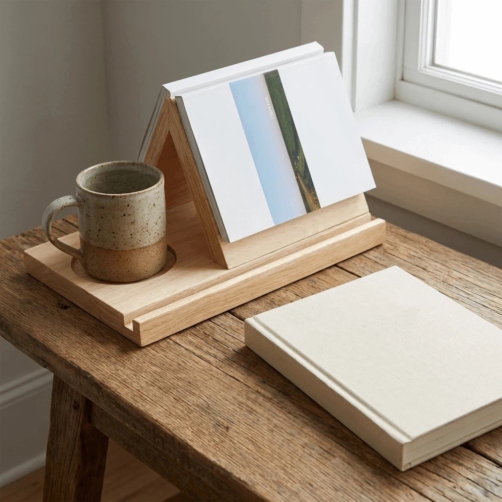 Soporte de Madera Triangular M - Magazine Holder Rack reseña y precio