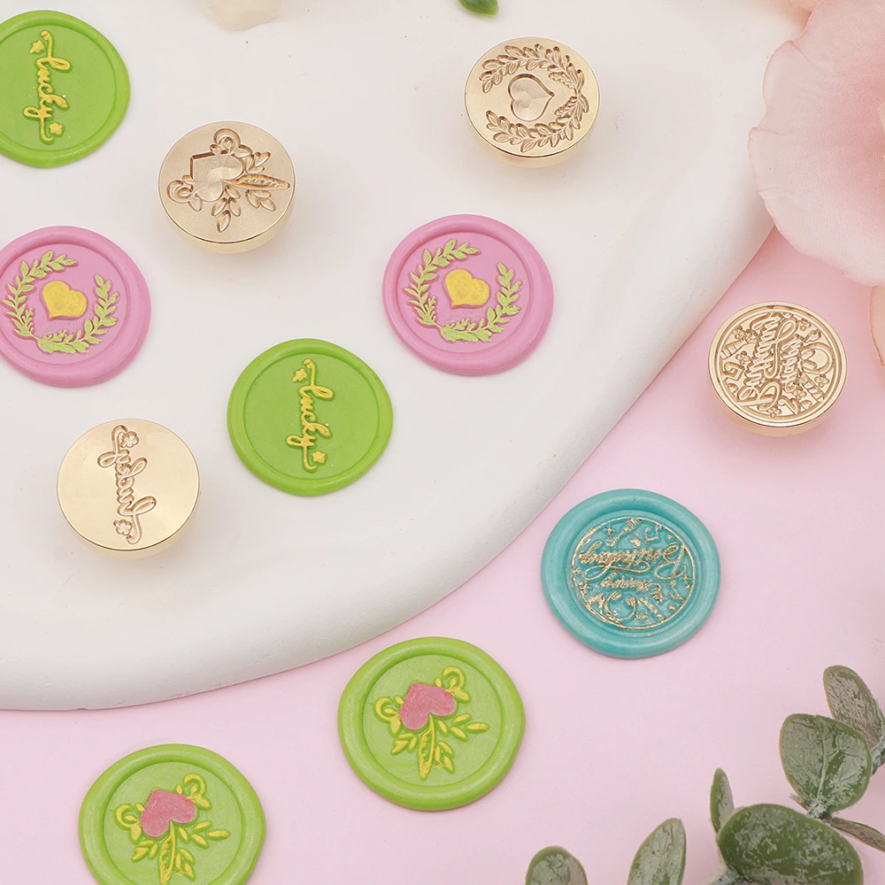 Sello de cera con patrón de fl - Wax Seal Stamp Set reseña y precio