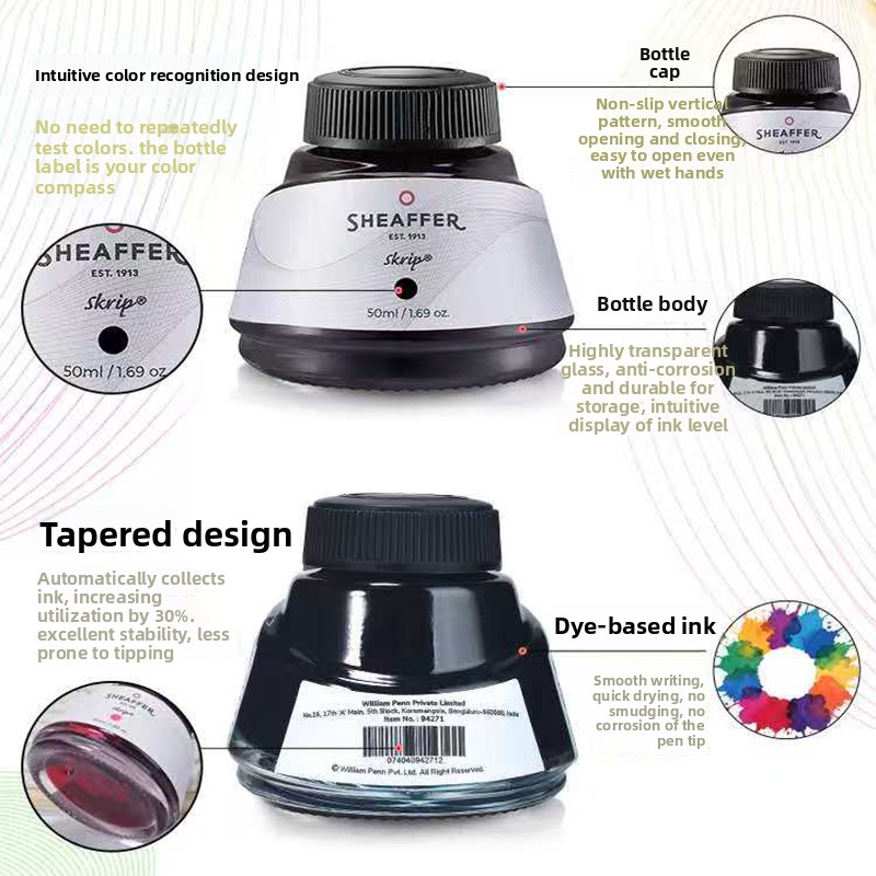 Tinta para tinte de Color Amer - Fountain Pen Bottled Ink reseña y precio