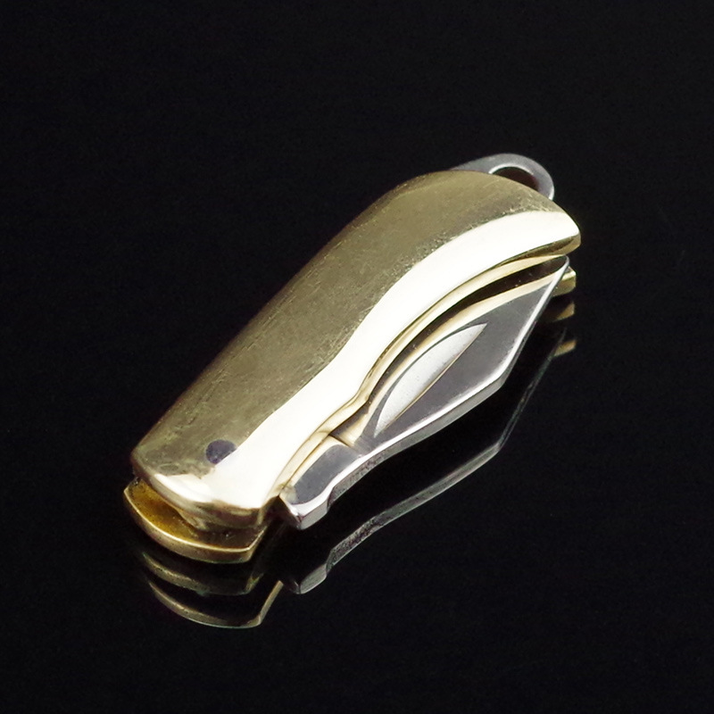 Cuchillo plegable de bolsillo  - Letter Opener Brass reseña y precio