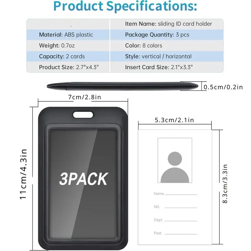 Portatarjetas de identificació - Index Card Holder reseña y precio