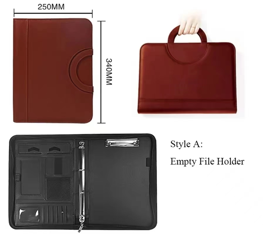 Carpeta de cuero PU A4 con cre - Binder A4 Lever reseña y precio