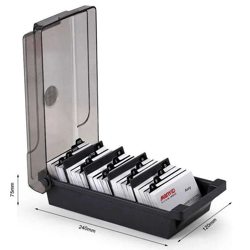 Tarjetero de visita, caja de a - Card Index Box reseña y precio