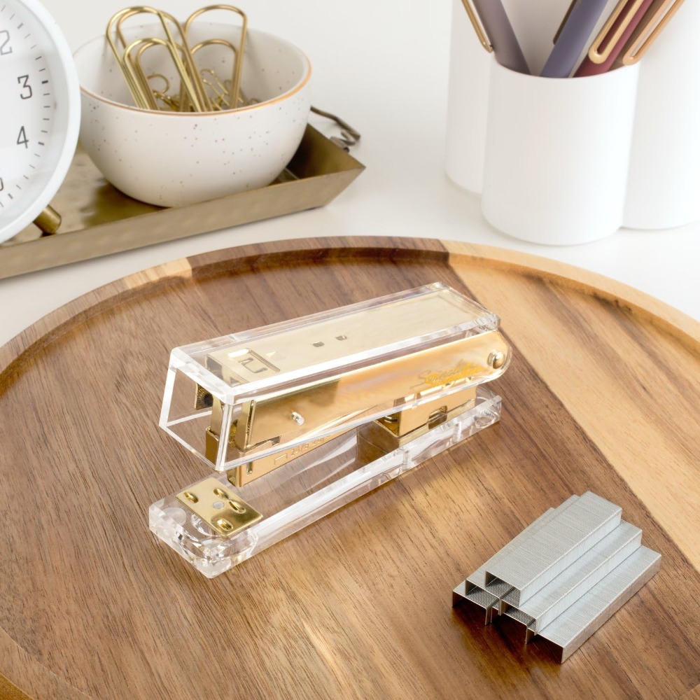 Engrapadora Compacta de Acríli - Stapler Half Strip reseña y precio
