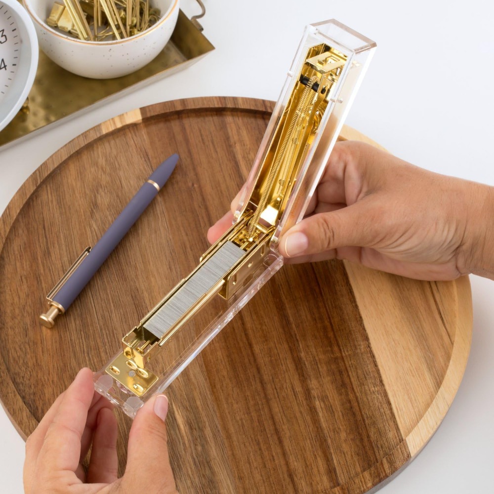 Engrapadora Compacta de Acríli - Stapler Half Strip reseña y precio