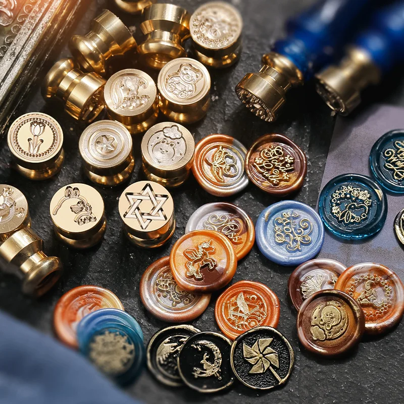 Sellos de cera con diseño de e - Wax Seal Stamp Set reseña y precio