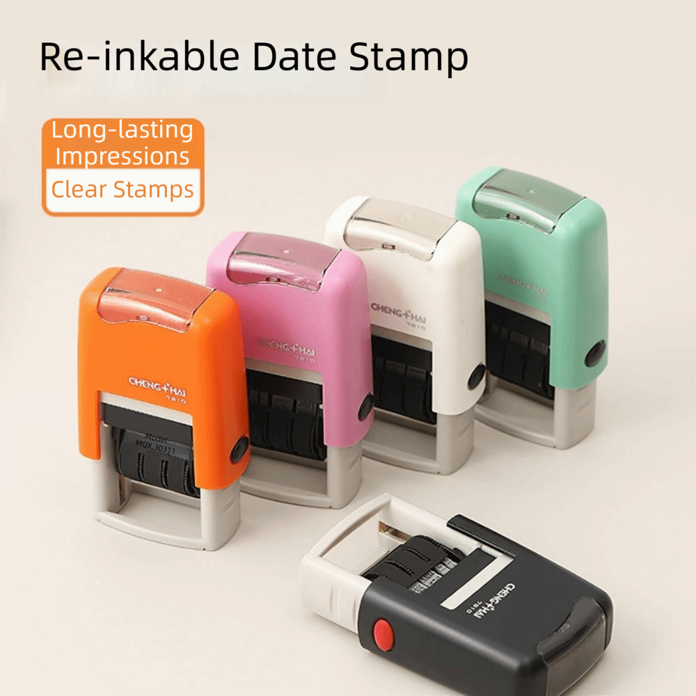 Sello automático de retorno de - Rubber Date Stamp reseña y precio