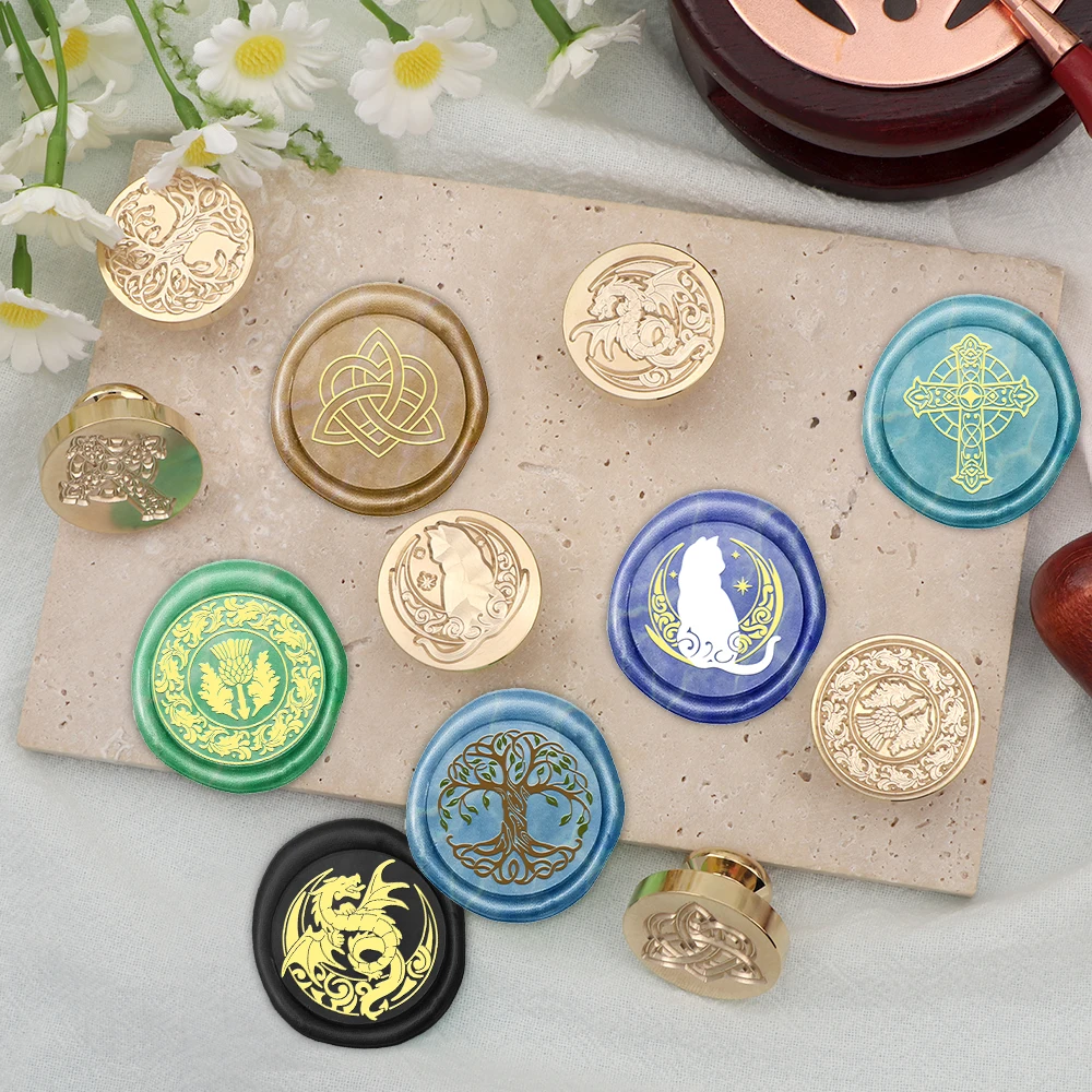 Creativo Luna Conejo Cruz Drag - Wax Seal Stamp Set reseña y precio