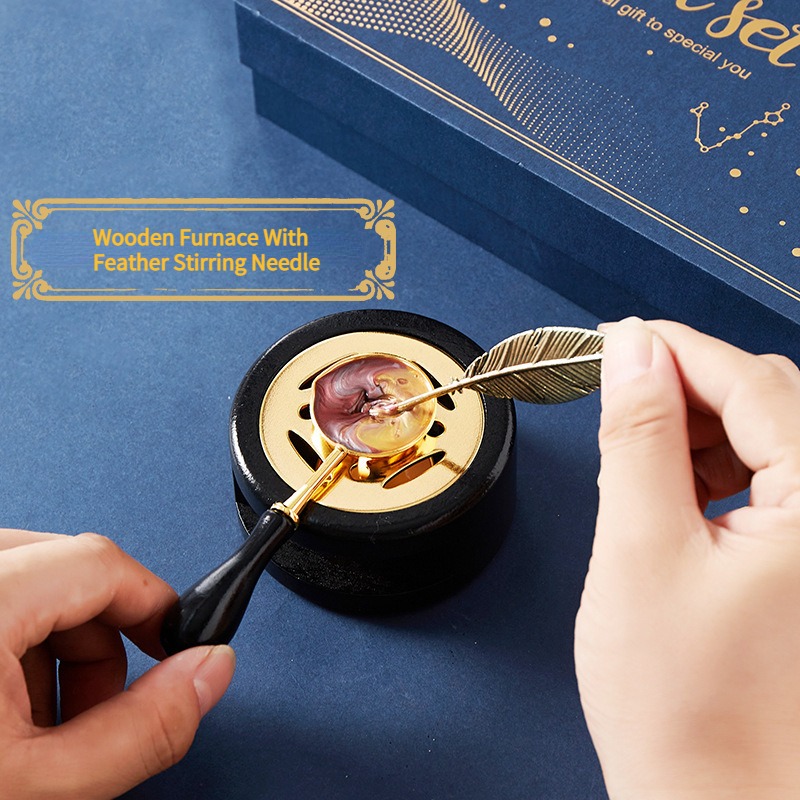Juego de sellos de laca de fue - Wax Seal Stamp Set reseña y precio