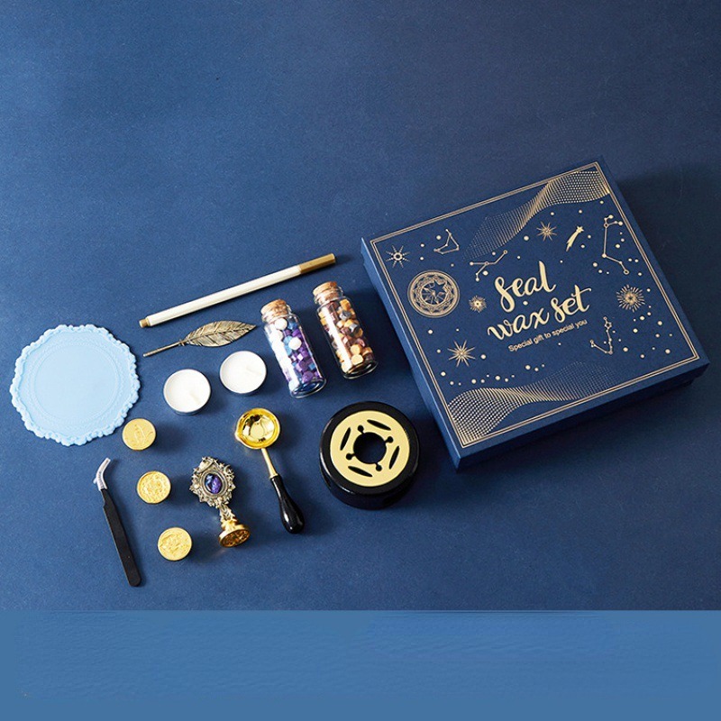 Juego de sellos de laca de fue - Wax Seal Stamp Set reseña y precio