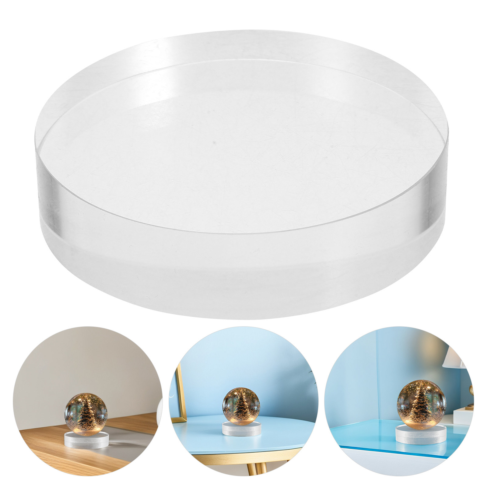 2 Piezas de Pisapapeles Redond - Book Weight Glass reseña y precio
